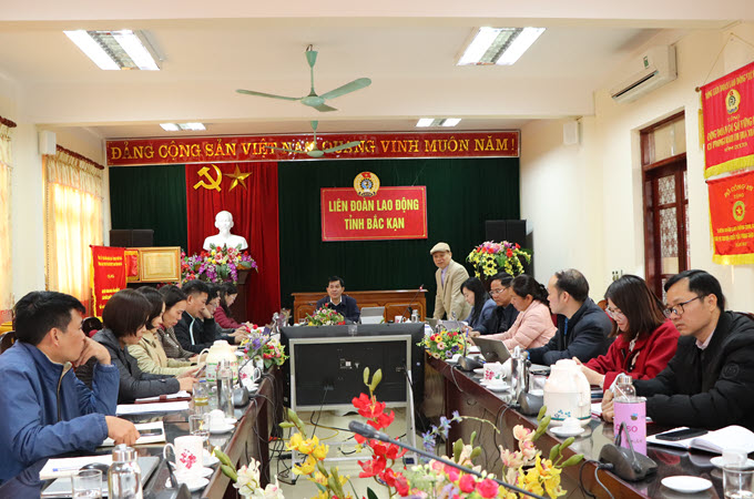 Chi bộ Liên đoàn Lao động tỉnh tổ chức Hội nghị Tổng kết công tác Đảng năm 2023