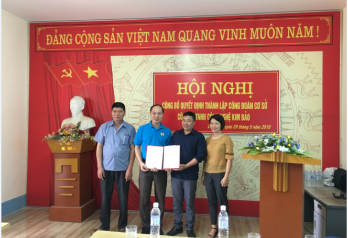 Công bố Quyết định thành lập Công đoàn Công ty TNHH công nghệ Kim Bảo